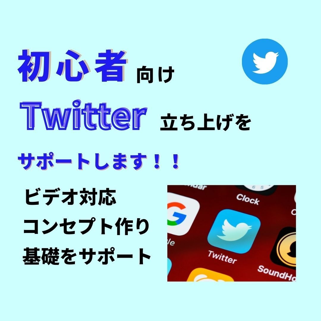 初心者のTwitter立ち上げをサポートします あなたらしさのアカウント設計をお手伝いします イメージ1