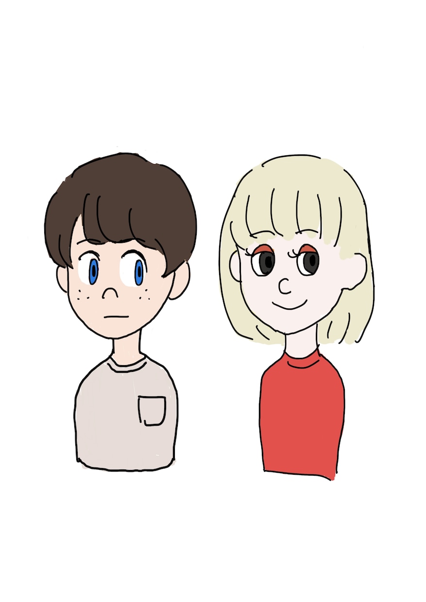 似顔絵を描きます 自分の記念、カップル、夫婦、大切な友達に贈り物にどうぞ イメージ3