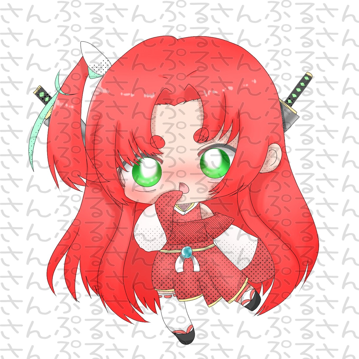 もっちり可愛い✩全身デフォルメイラストお描きします 2頭身のかわいい全身デフォルメキャラです！アイコンにも最適！ イメージ9