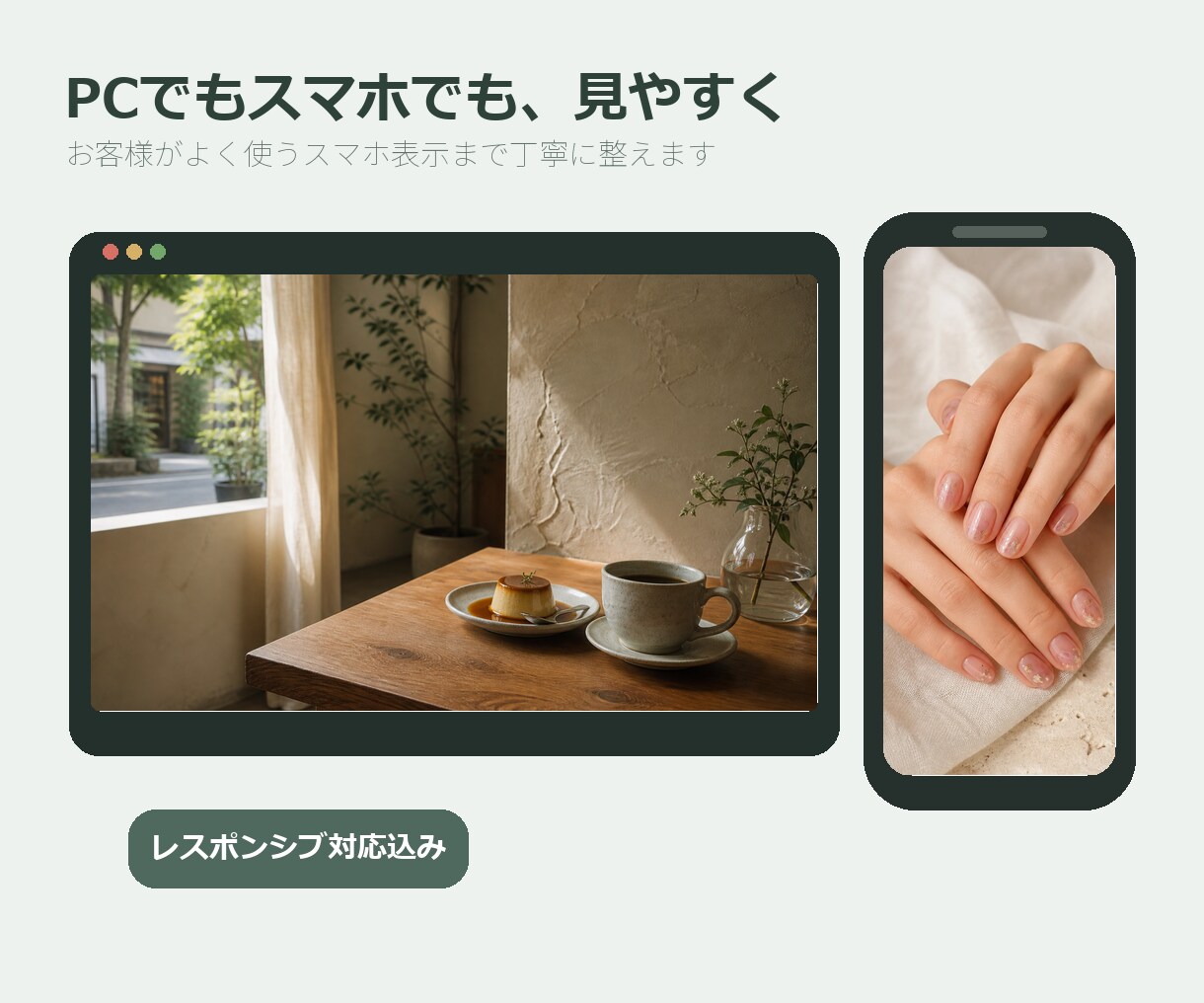 個人店の魅力が伝わるホームページを制作します Webに詳しくなくても安心。スマホ・SNS導線まで整えます イメージ6