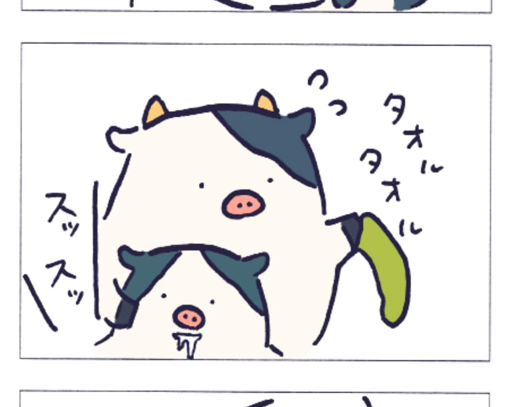 動物の4コマ漫画を描きます SNS・ブログ上での公開や、プレゼント等にお使いください イメージ4