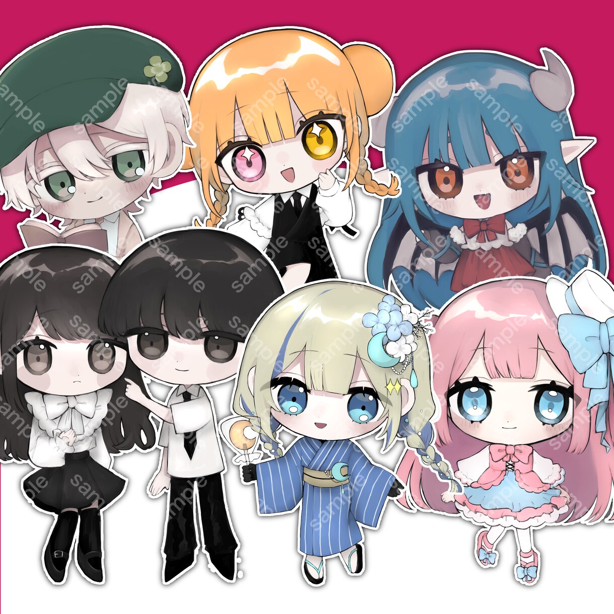 優しくて可愛いイラストをお届けします アイコン、ミニキャラ、立ち絵などご希望に沿って制作します！ イメージ4