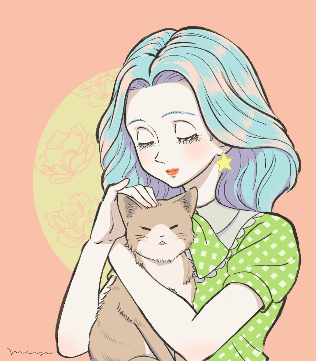 可愛いイラスト制作します レトロな絵柄でアニメーションからアイコン、グッズ用まで イメージ7