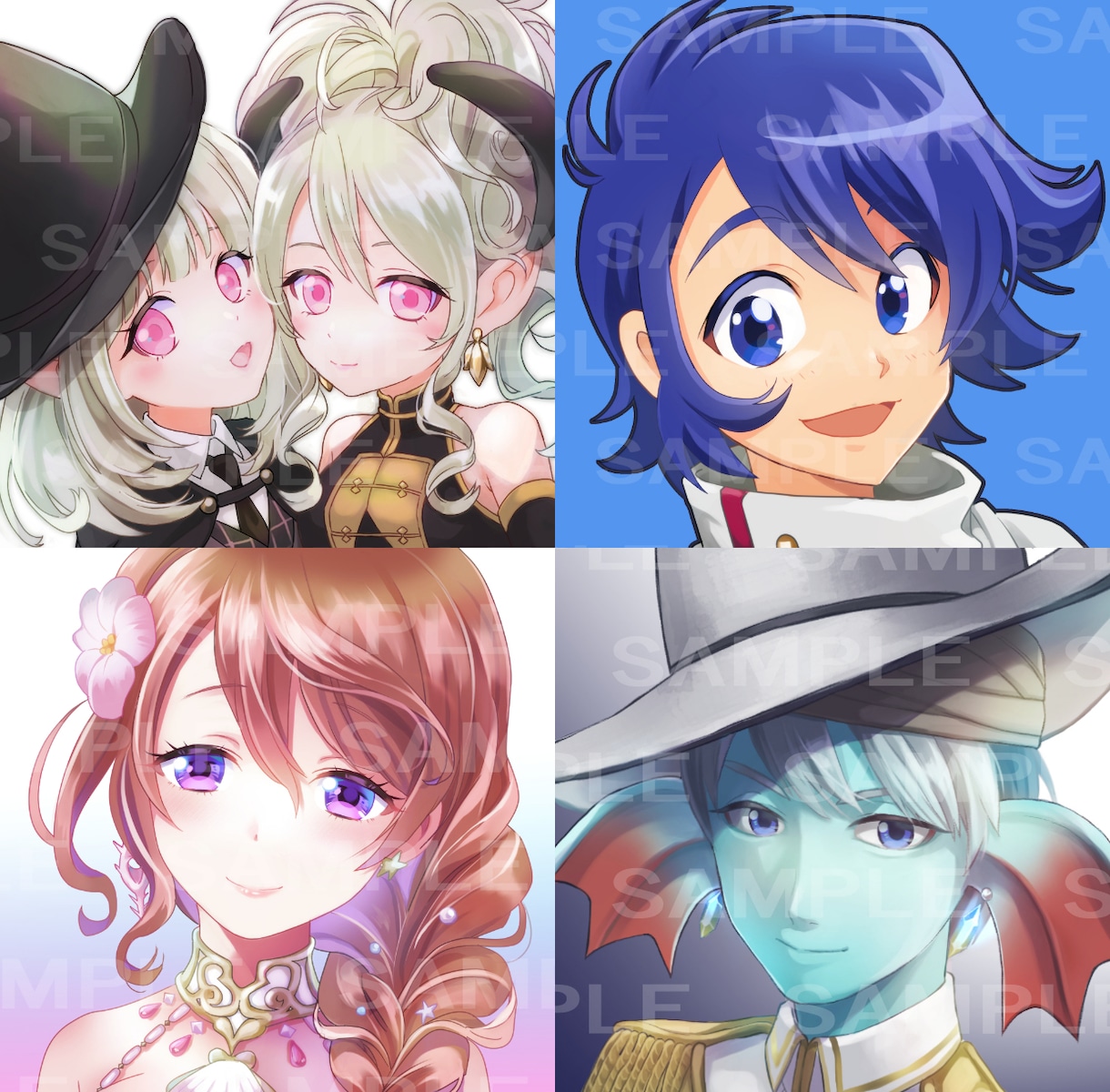 SNS等のオリジナルアイコン制作します 小さな画像でも目を引くものを！ イメージ3