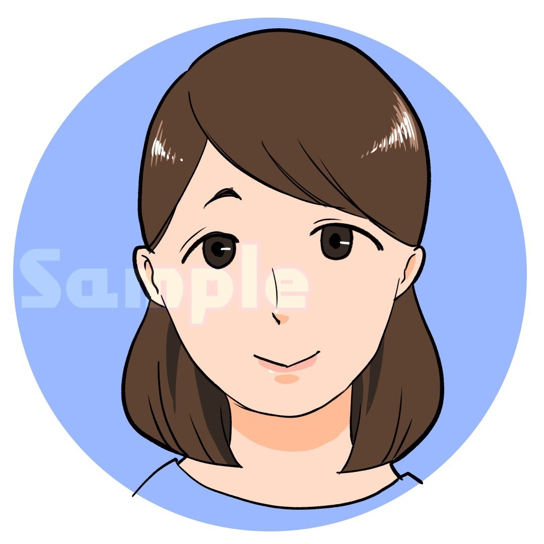 お得！少し似ているゆる～い似顔絵アイコン作ります お揃いのヘッダーや表情差分なども対応可能！ イメージ2