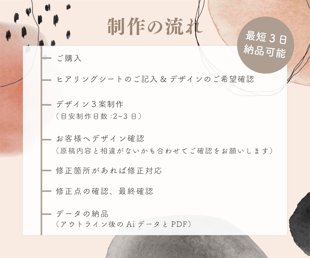 シンプル/女性らしい/おしゃれな名刺を制作します 修正無制限！デザイン２案！丁寧に対応いたします！ イメージ3