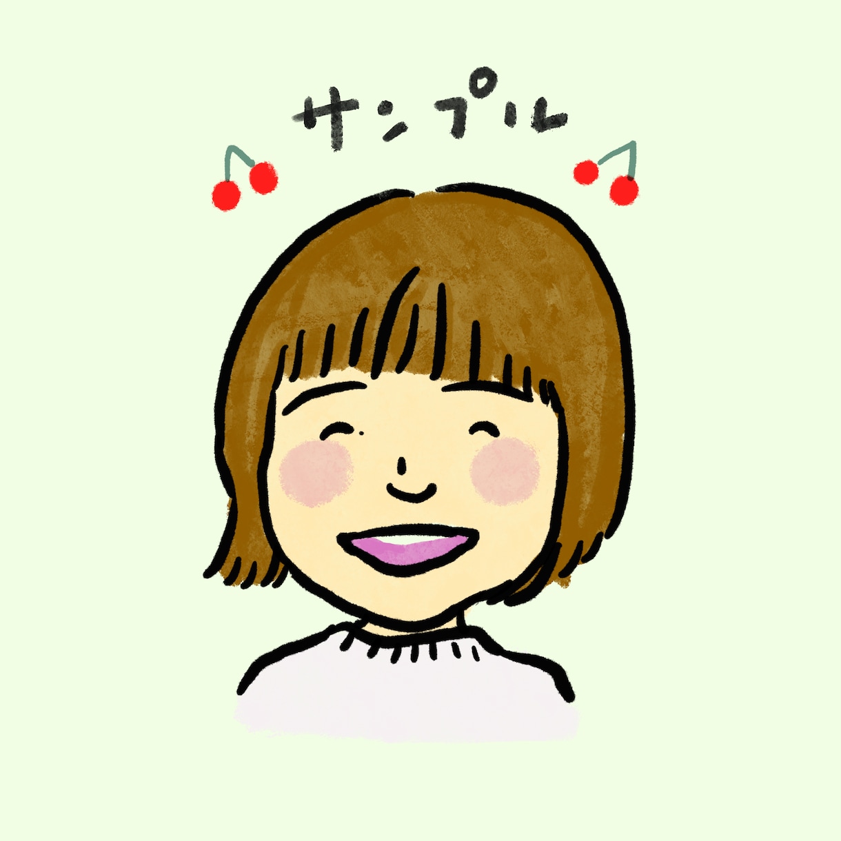 アイコン用の似顔絵描きます ゆるくて、あたたかい似顔絵をお届け！ イメージ4