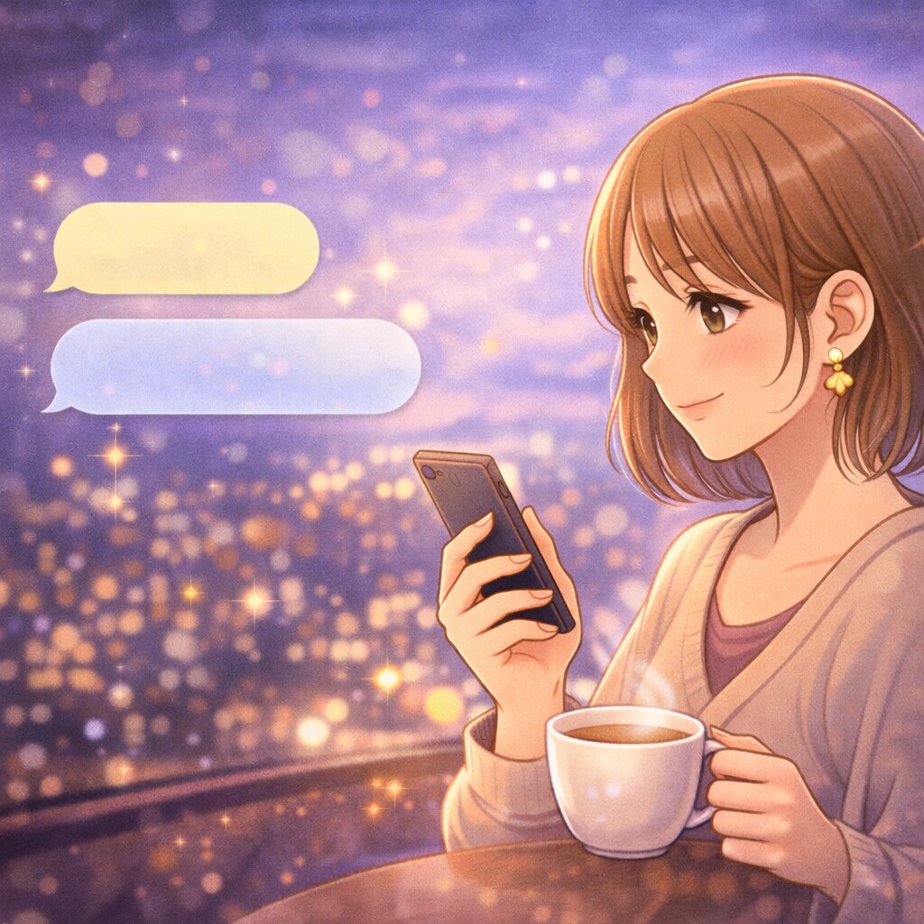 寂しい辛い友達と話したい１週間チャットで側にいます 話し相手/相談/友達/あなたに寄り添います/回数無制限 イメージ4