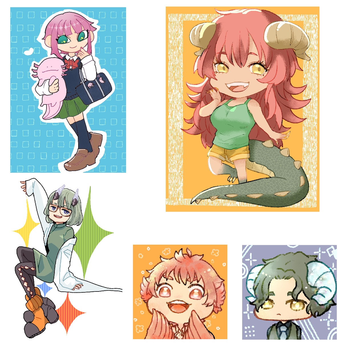 キャラクターイラスト描きます 用途に合わせて丁寧に対応します イメージ2