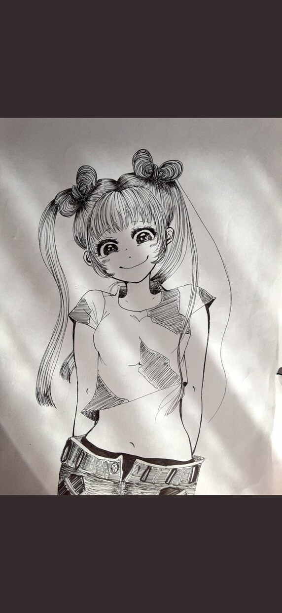 美少女、人物を主に得意としています 瞳の力とアナログの迫力、この世に1枚しかない作品を。 イメージ5