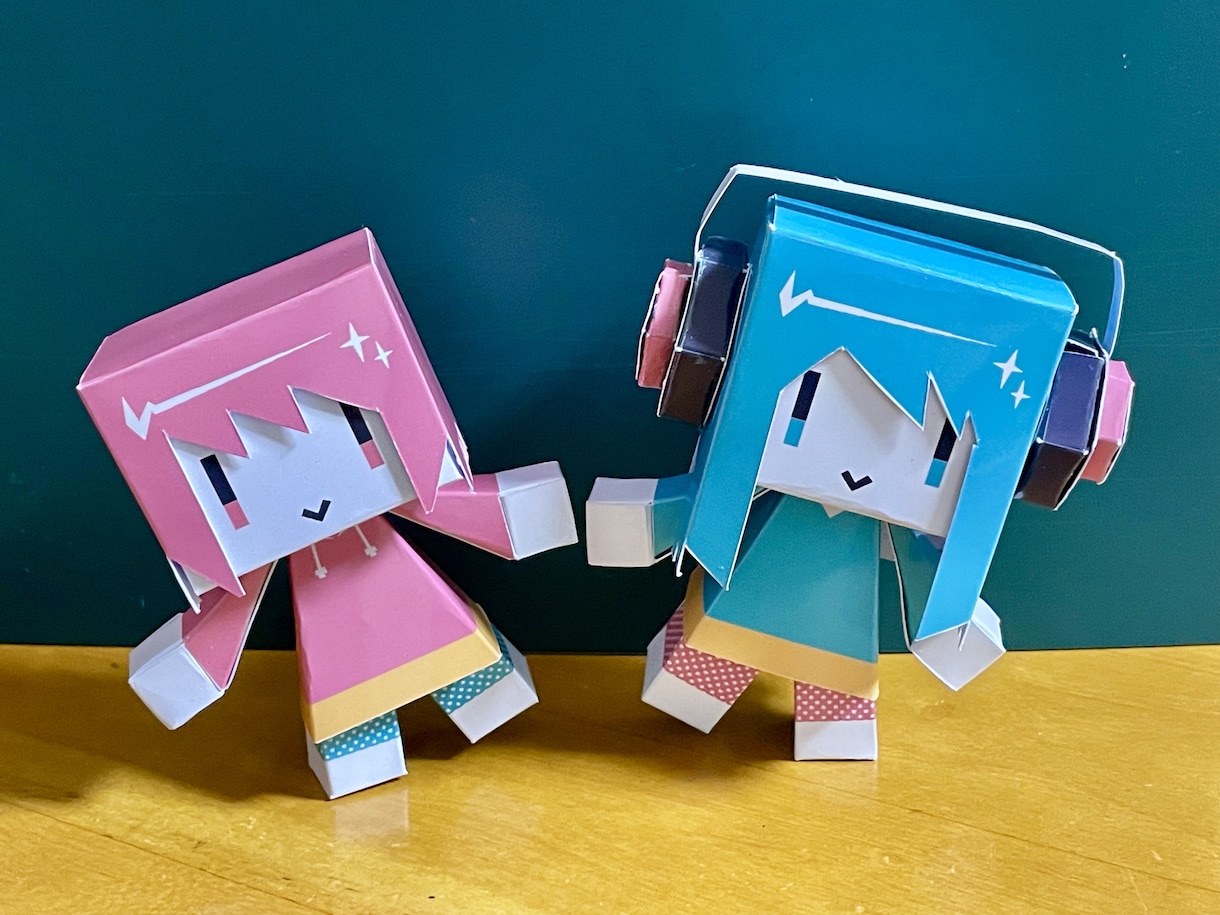 オリジナルのキャラクターペーパークラフトを作ります 世界に一つのオリジナルペーパークラフトを作りましょう イメージ3