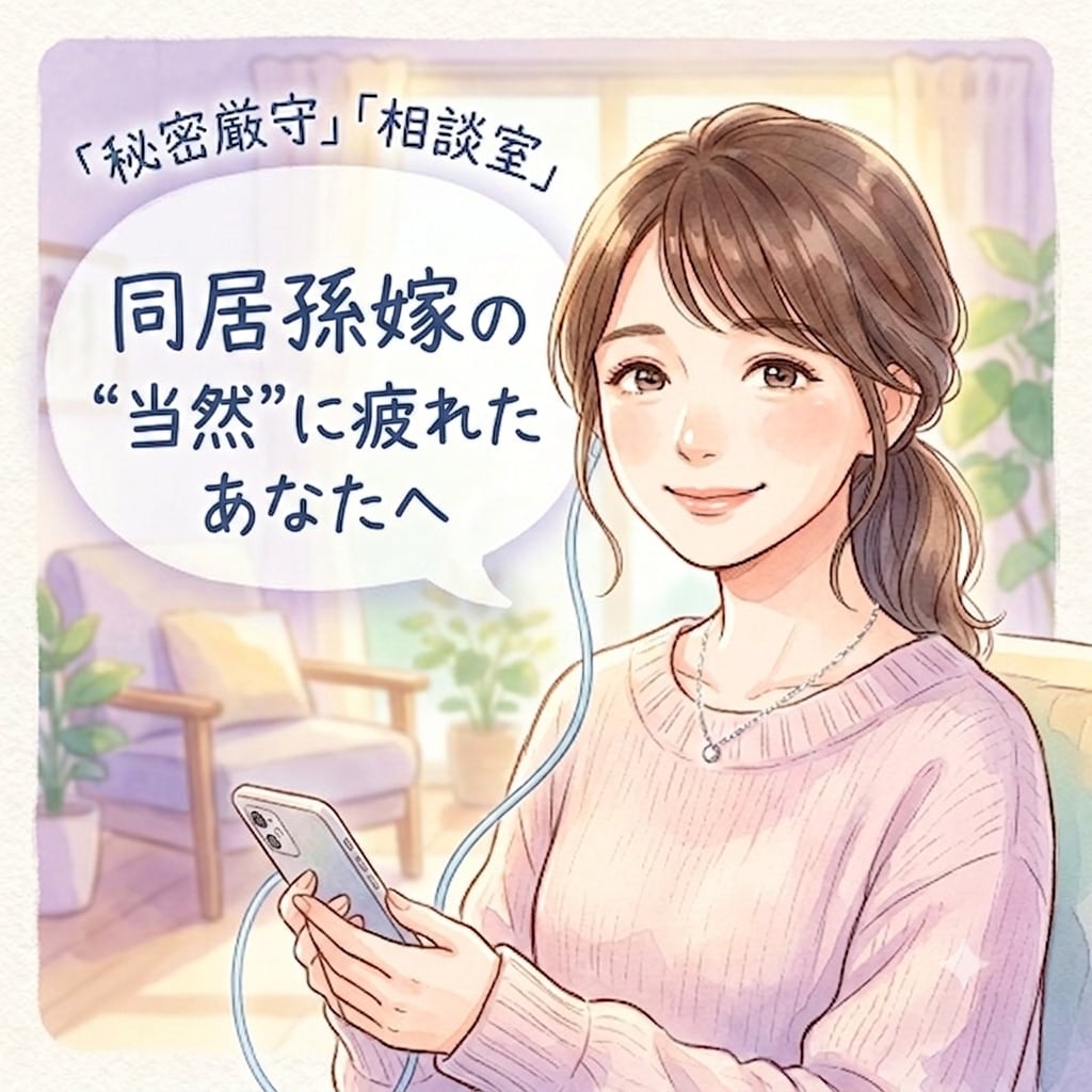 同居嫁の当然に疲れたあなたへ愚痴・本音を聴きます 否定しない・説教しない・ただ味方になって聴きます イメージ1