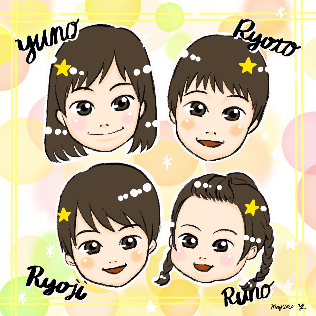 見て楽しい似顔絵ムービー描いてます 記念日やプロフ用似顔絵いかがですか？ イメージ4