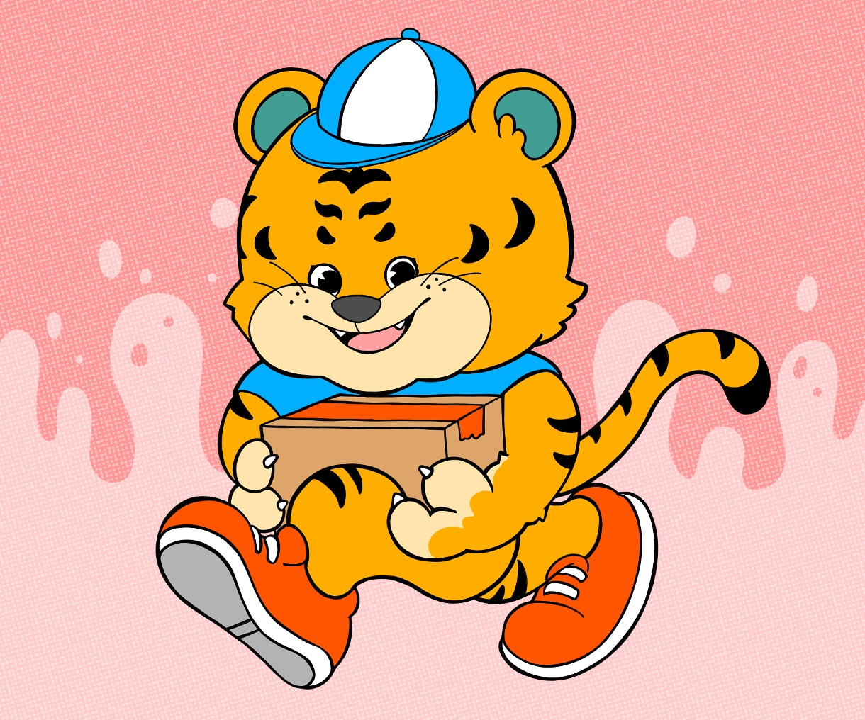商用可◯かわいい動物キャラクターデザインします 個性◎手描き文字入りのロゴにすることも可能です ! イメージ7