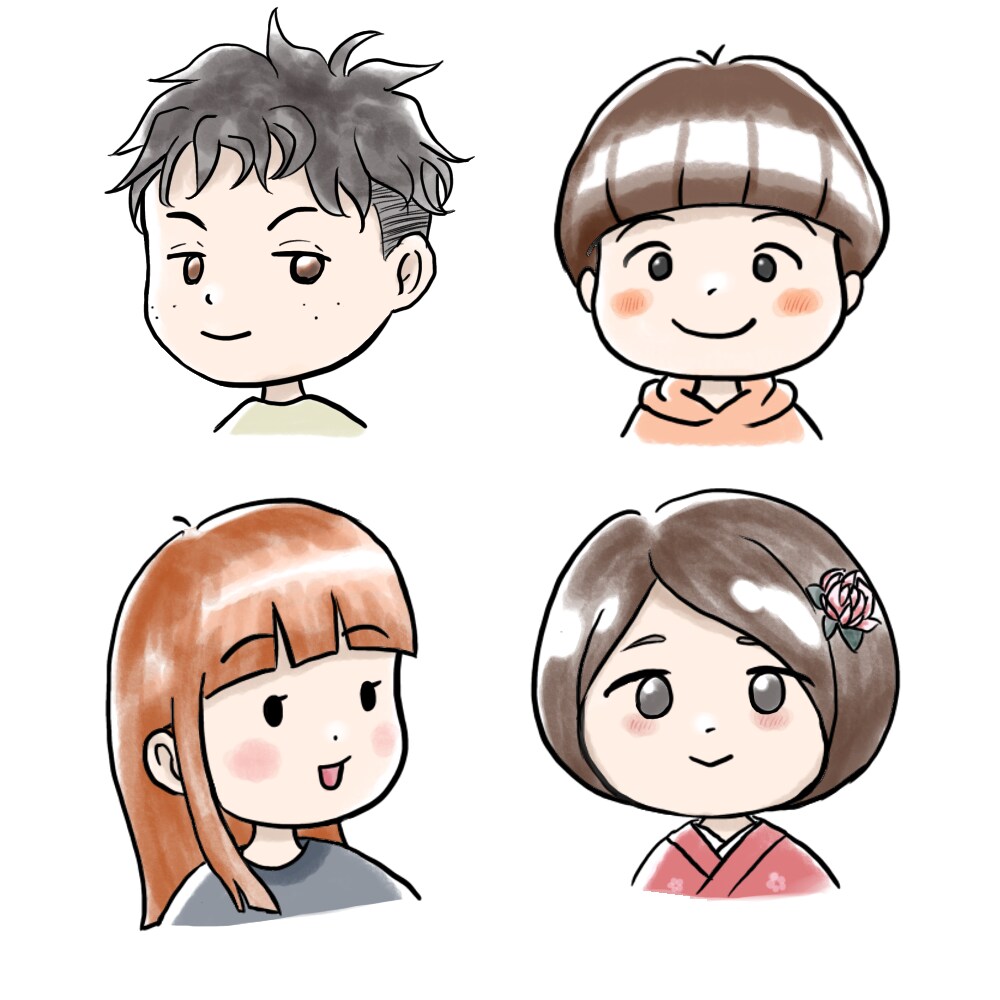 ポップで可愛い♡アイコンイラスト描きます LINEやSNSのアイコンにピッタリ！ イメージ1