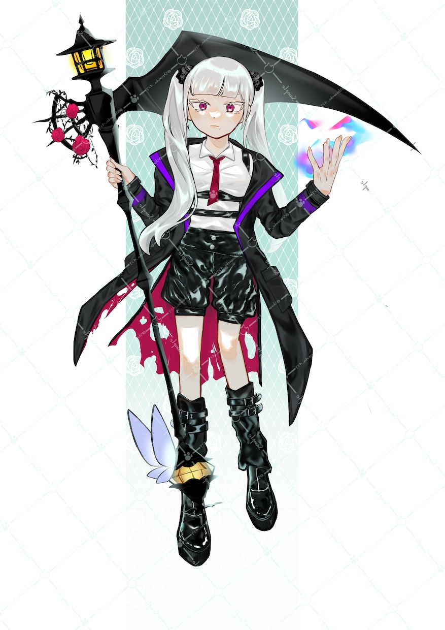 可愛らしい絵柄で描きます TRPGで使用されるキャラクター制作を行います！ イメージ2