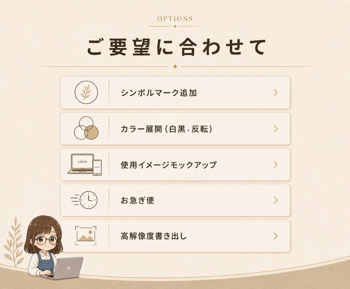シンプルでスタイリッシュなロゴを作成します 購入前提案＆修正無制限。初めてでも安心の伴走型ロゴ制作 イメージ8