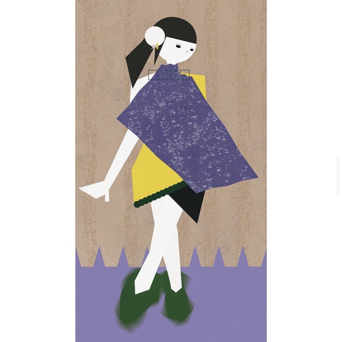 グラフィックデザイン、イラストを描きます グラフィカルな人物や動物のイラストが得意です！ イメージ7