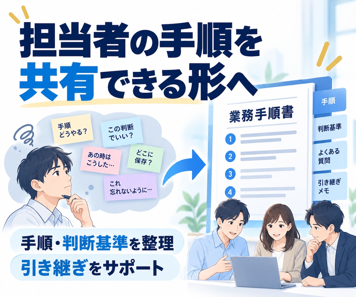 中小企業・個人事業の事務をAIで時短します 何から始めるかの整理から、専用テンプレート作成まで イメージ6
