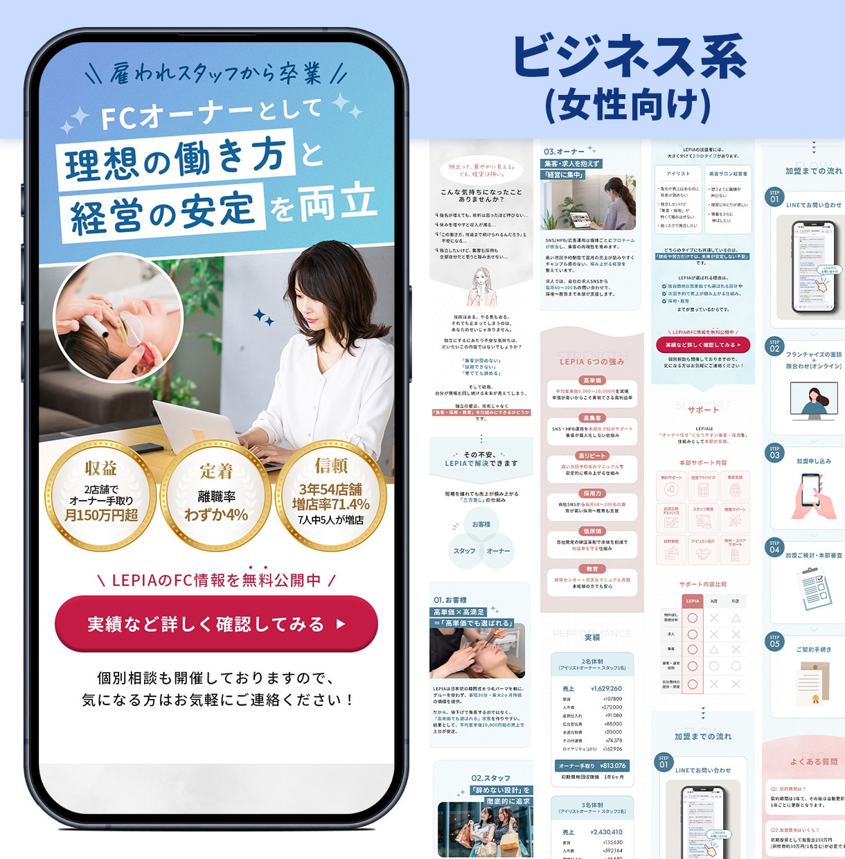 一律価格＆修正無制限でLP制作します デザインであなたのビジネスを後押しします イメージ3