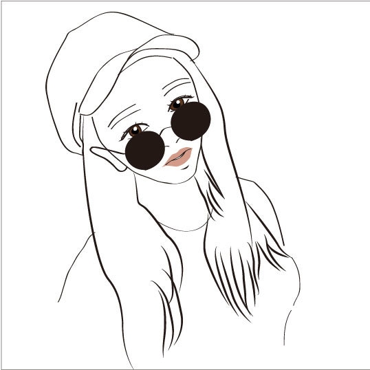 おしゃれな似顔絵を描かせて頂きます リアル過ぎない似顔絵をシンプルな線でお届けいたします。 イメージ2