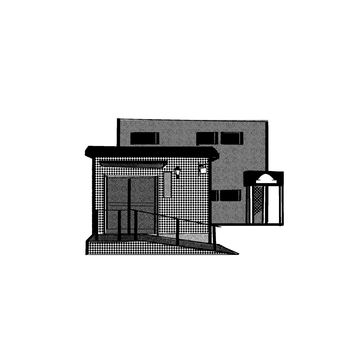 店舗や事務所の建物イラスト描きます ロゴマークとして、お店や事務所のHP素材にどうでしょうか？ イメージ2