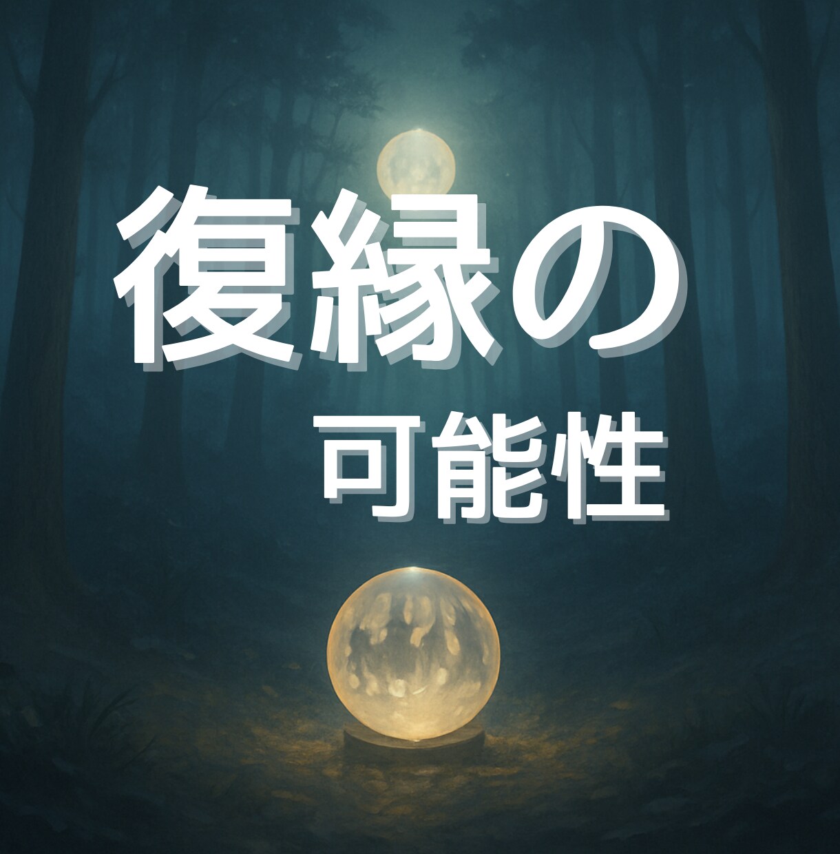 あの人ともう一度やり直せる可能性があるのか視ます 別れても忘れられないあの人と復縁の可能性を霊視 イメージ1