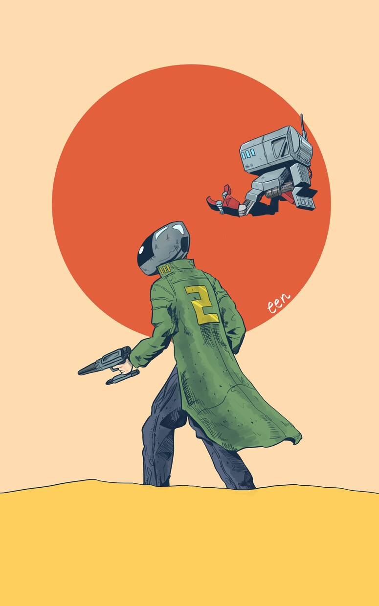 サイバーパンクなイラストを描きます 表紙やアイコン、小説の表紙などにどうぞ イメージ1