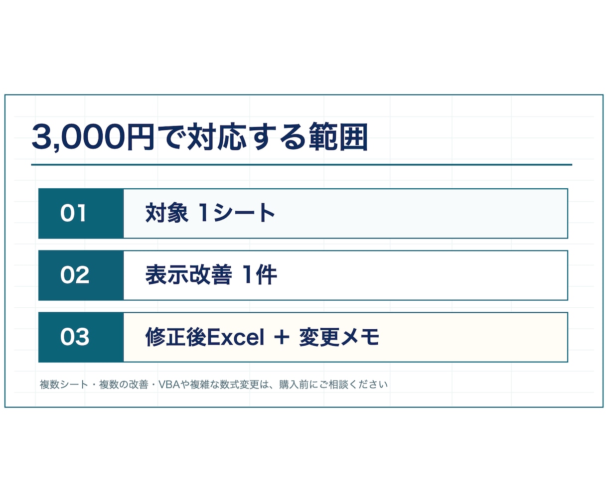 製造業の発注管理Excelを1か所だけ直します 納期超過・未入荷を確認しやすい形に整えます イメージ3