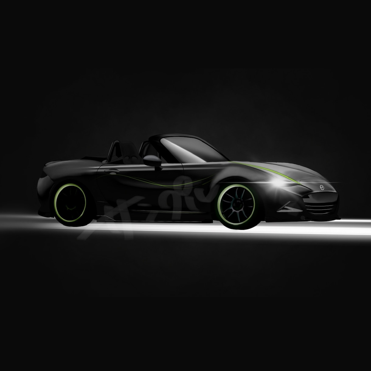 かっこいいカーイラスト制作します カスタム記念や観賞用、プレゼントに！ イメージ1