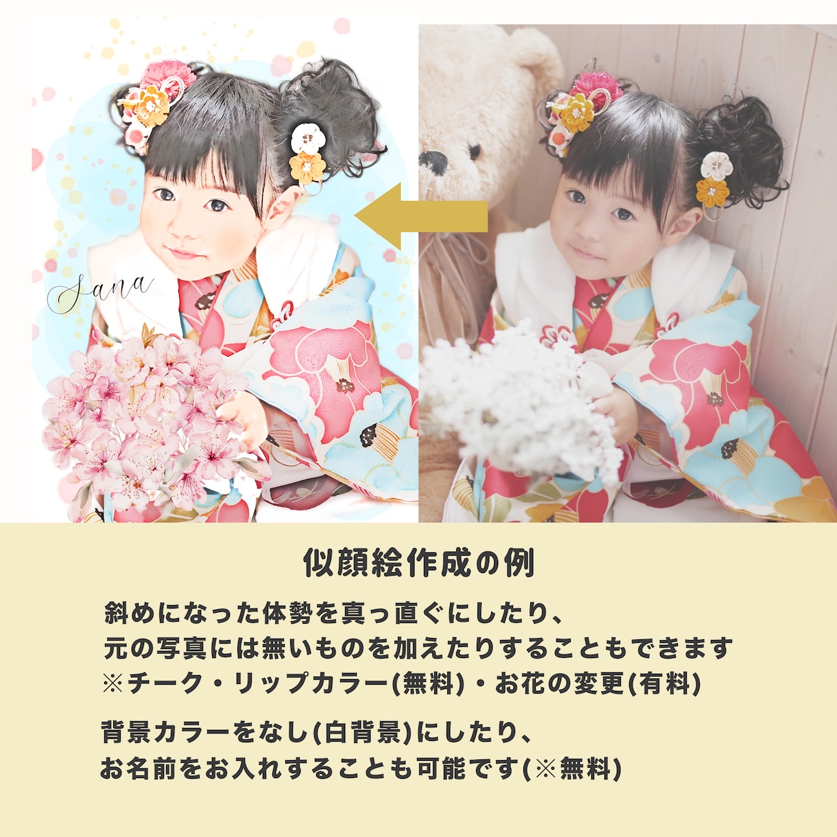 リアルでナチュラルな似顔絵を作成いたします プロのデザイナーが写真から作る水彩タッチの似顔絵 イメージ6