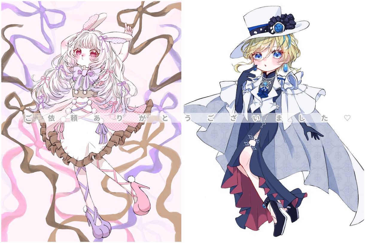 抜け感のあるタッチでイラスト描きます 儚い。透明感。ふわふわ。きゅんとする1枚を。 イメージ8