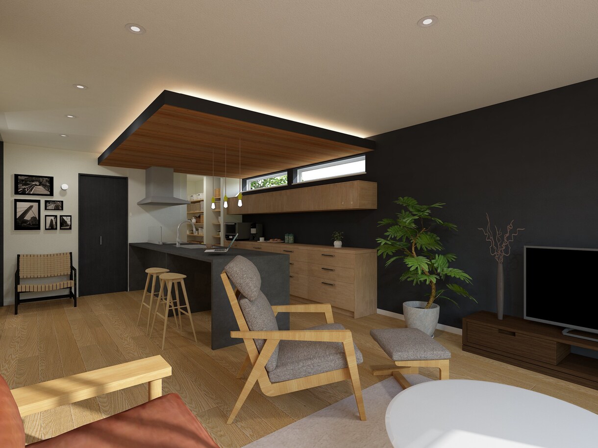 住宅の内観パースを作成します 住宅の内観パースを高品質でご提供します【戸建て・マンション】 イメージ2