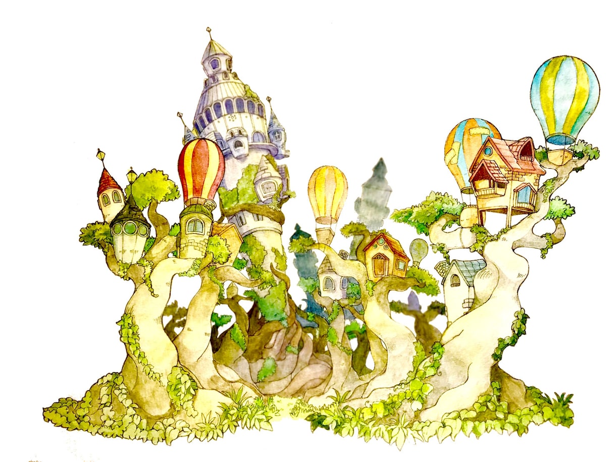 あなただけのオリジナルの世界をお描きします 心温まるイラストを手描きでひとつひとつお描きしております。 イメージ6