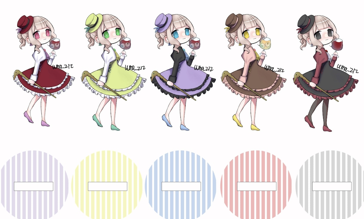 可愛いミニキャラを制作します 様々なテイストに対応可能です！ イメージ7