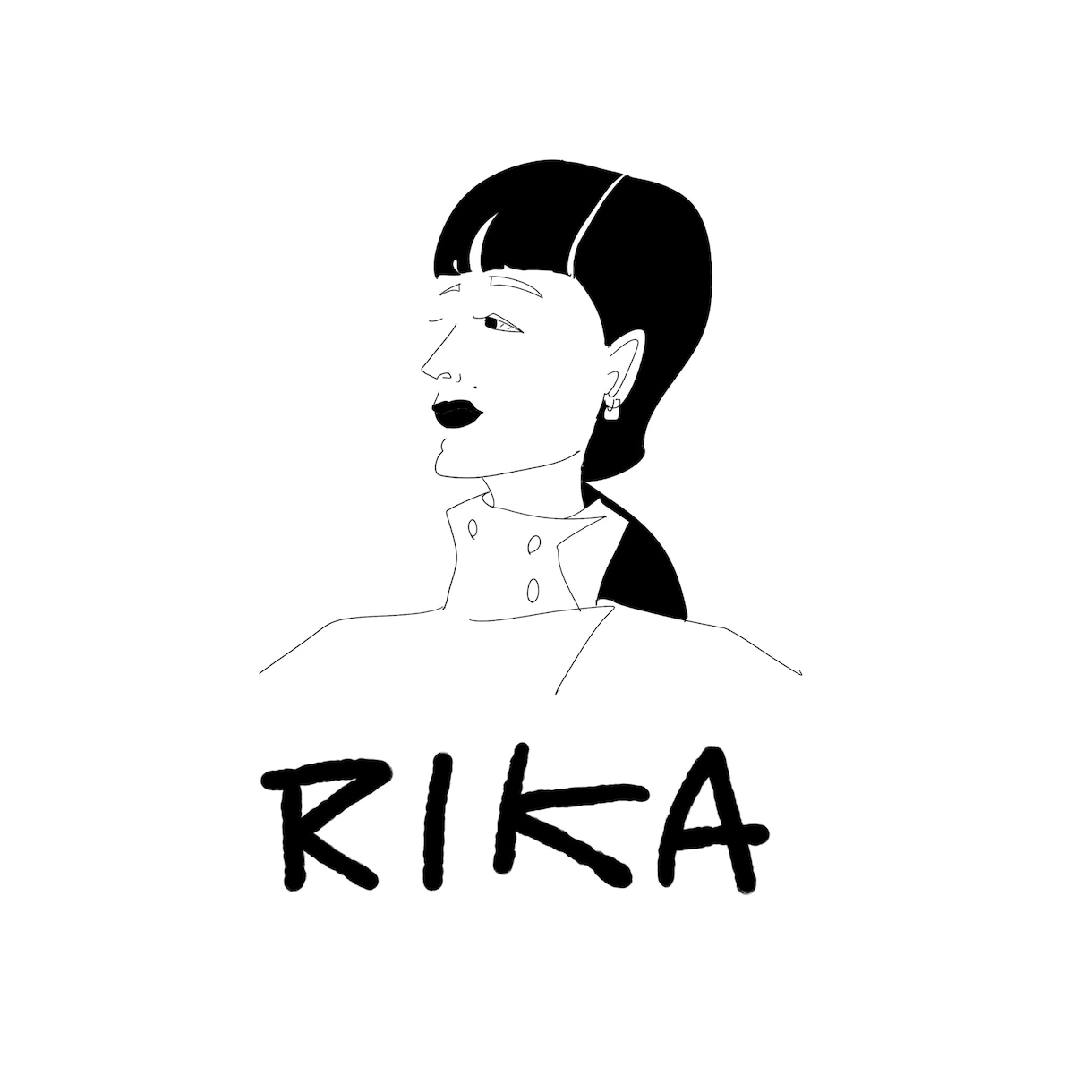 大切な人のプレゼントにおしゃれ線画似顔絵描きます Simple is Best !! イメージ4