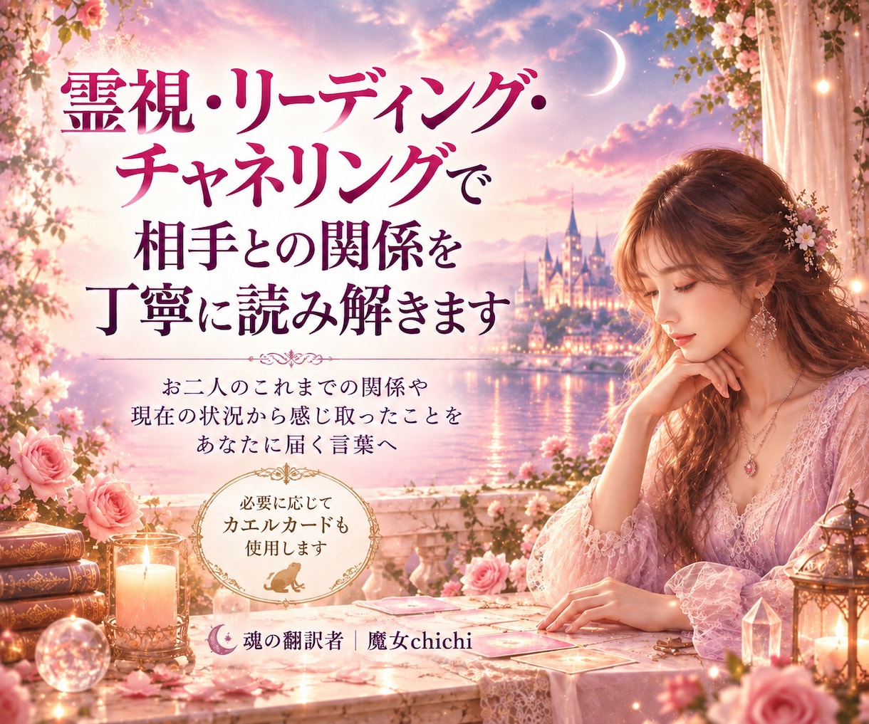 あの人の今の気持ちを霊視で読み解きます 言葉にならない本音と、ふたりの今を丁寧に読み解きます イメージ2