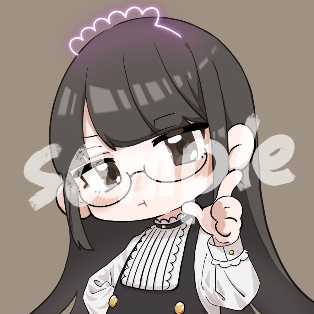 SNSのアイコン描きます かわいい系の絵柄で提供できます！ イメージ2