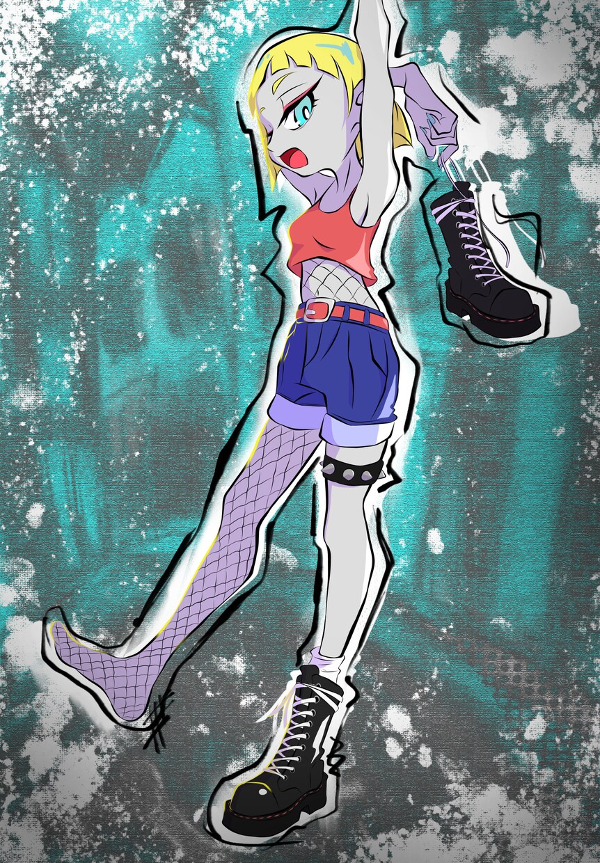 アメコミチックでポップなイラストお描きします キャラデザ、アイコン、MV、グッズ、サムネイルなど幅広く イメージ3