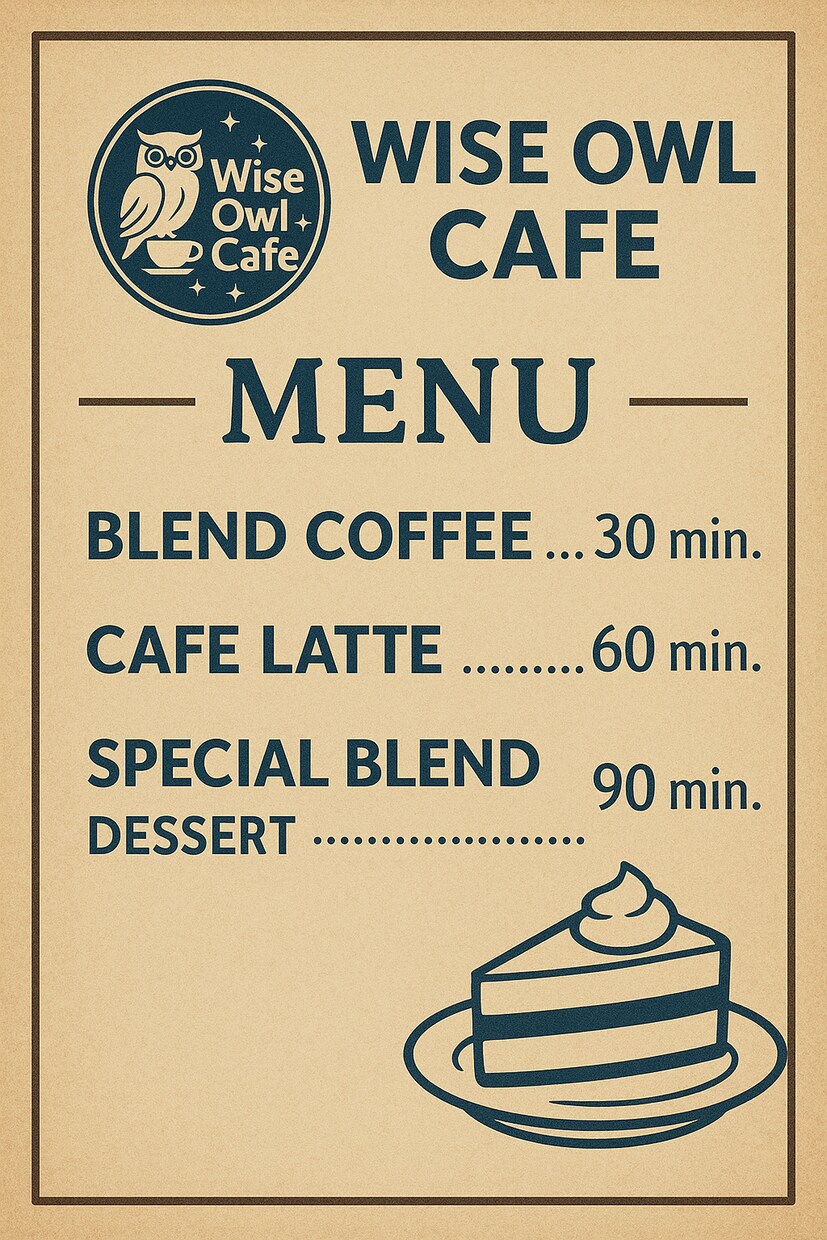 ブレンドコーヒー（30分）グチお悩みお聞きします 【Wise Owl Cafe】夜更けのカフェで、お一人様貸切 イメージ2