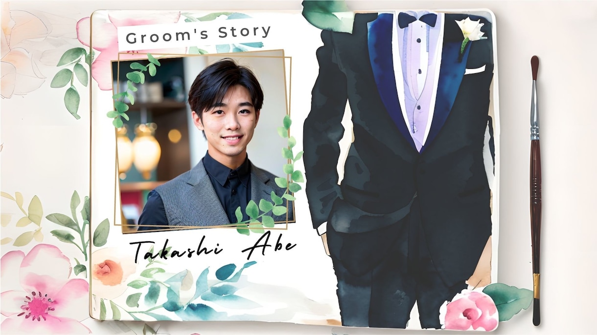 プロ級のウェディングムービーが自作できます 簡単に作れる結婚式のプロフィールムービーテンプレート イメージ3