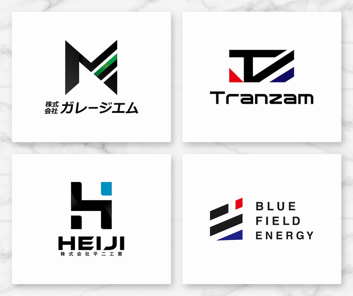 躍動感あるスタイリッシュな会社ロゴを作成します ★初心者歓迎 / 修正無制限 / 商用利用・著作権譲渡込み★ イメージ4