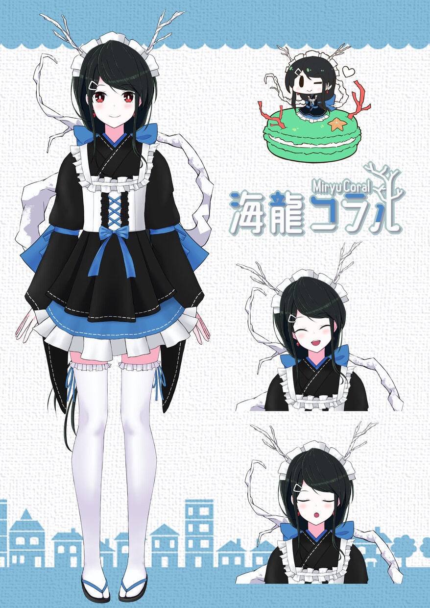 Vtuberモデル向けイラストを制作します ご自身でLive２Dモデルをしたい方向けお手頃コース！ イメージ3