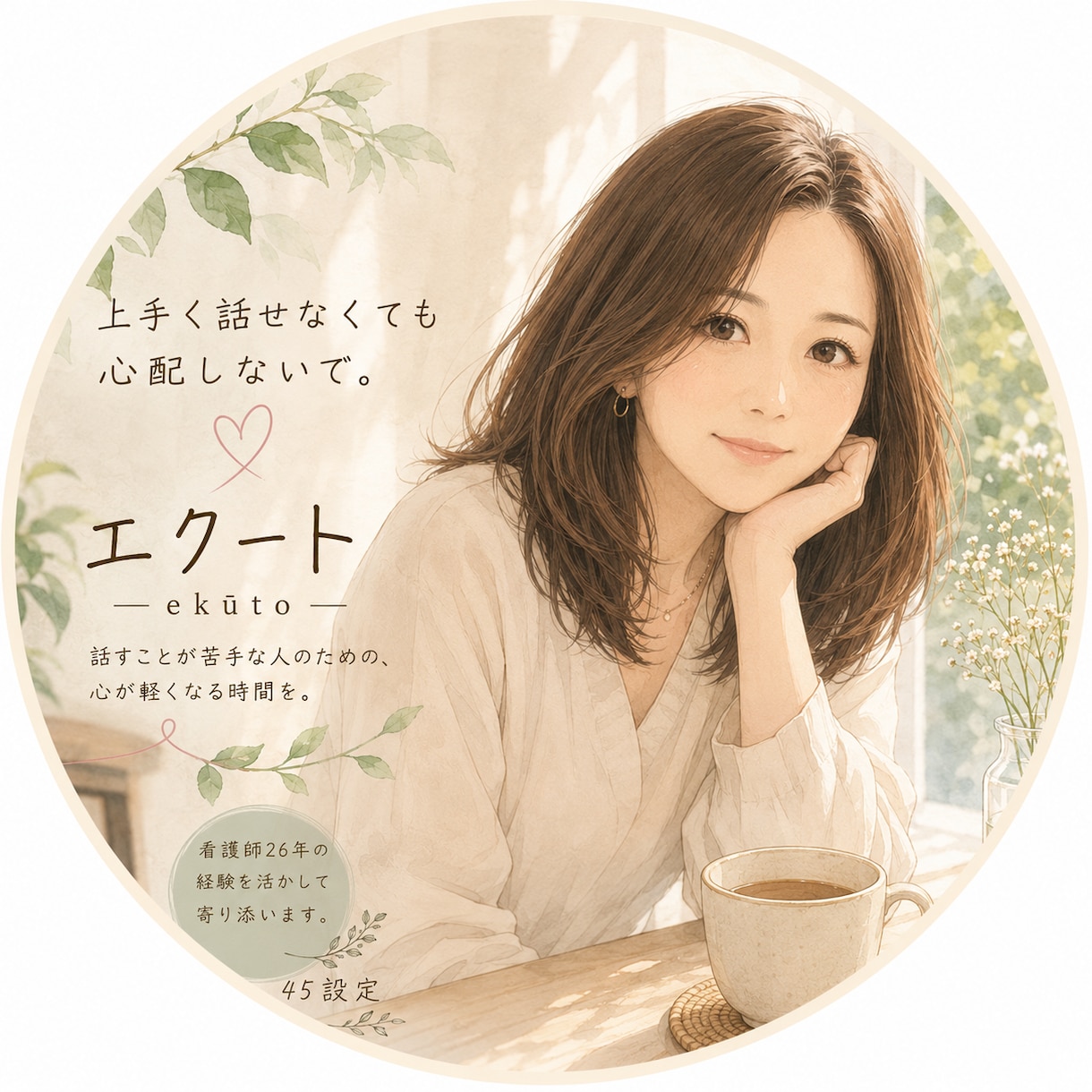 電話が苦手でも大丈夫。文字でゆっくり話せます 仕事・人間関係・将来のモヤモヤを一緒に整理します イメージ1
