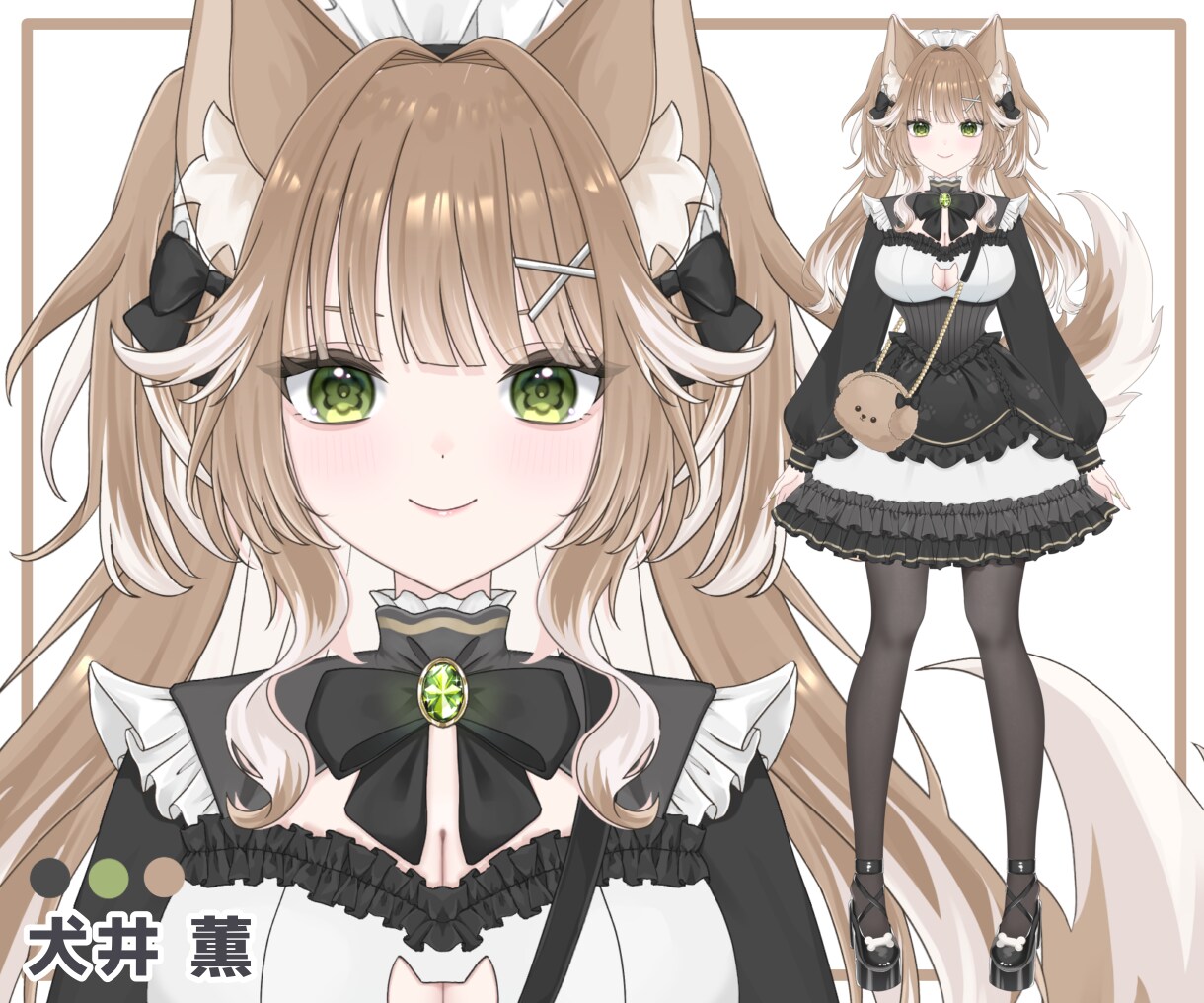 実績多数！VTuber用パーツ分けイラスト描きます Live2D向け！要望を汲み取ったキャラデザが得意です！ イメージ6