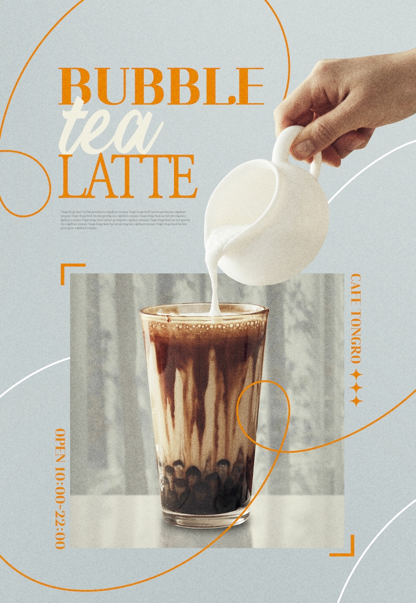韓国風♪シンプルなお店メニュー・ポスター作ります 韓国カフェで実際に使用されたこともあります♪ イメージ7