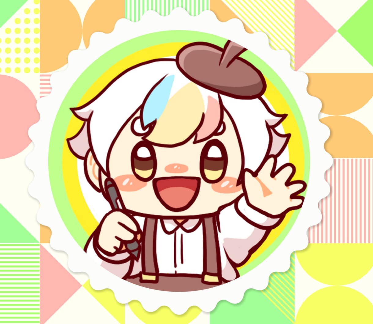 ひと目で目立つアイコン作成します あなたのキャラでSNSデビューのお手伝いいたします イメージ1