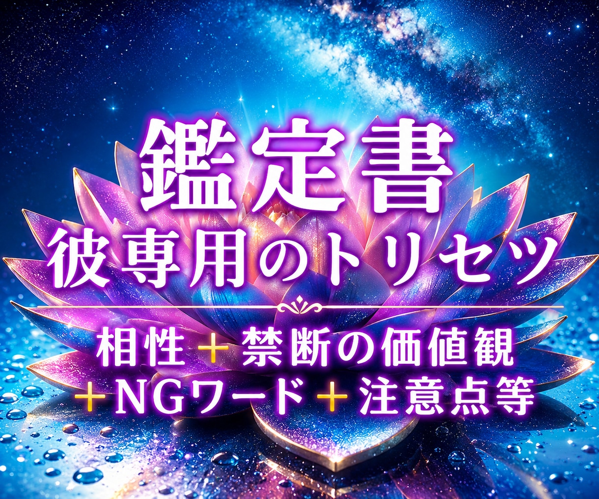 彼専用の攻略集♡沼らせ&NG地雷ワードを鑑定します 最強の武器♡あなたを忘れられず彼から会いたいと言われる女性に イメージ1