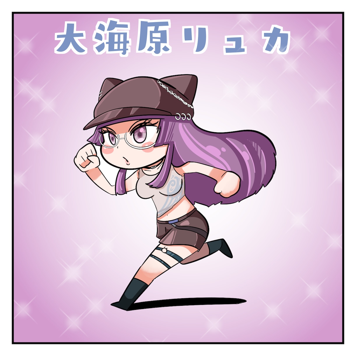 ビックリマンシールのようなイラスト描きます オリジナルのシールのようなイラスト イメージ3