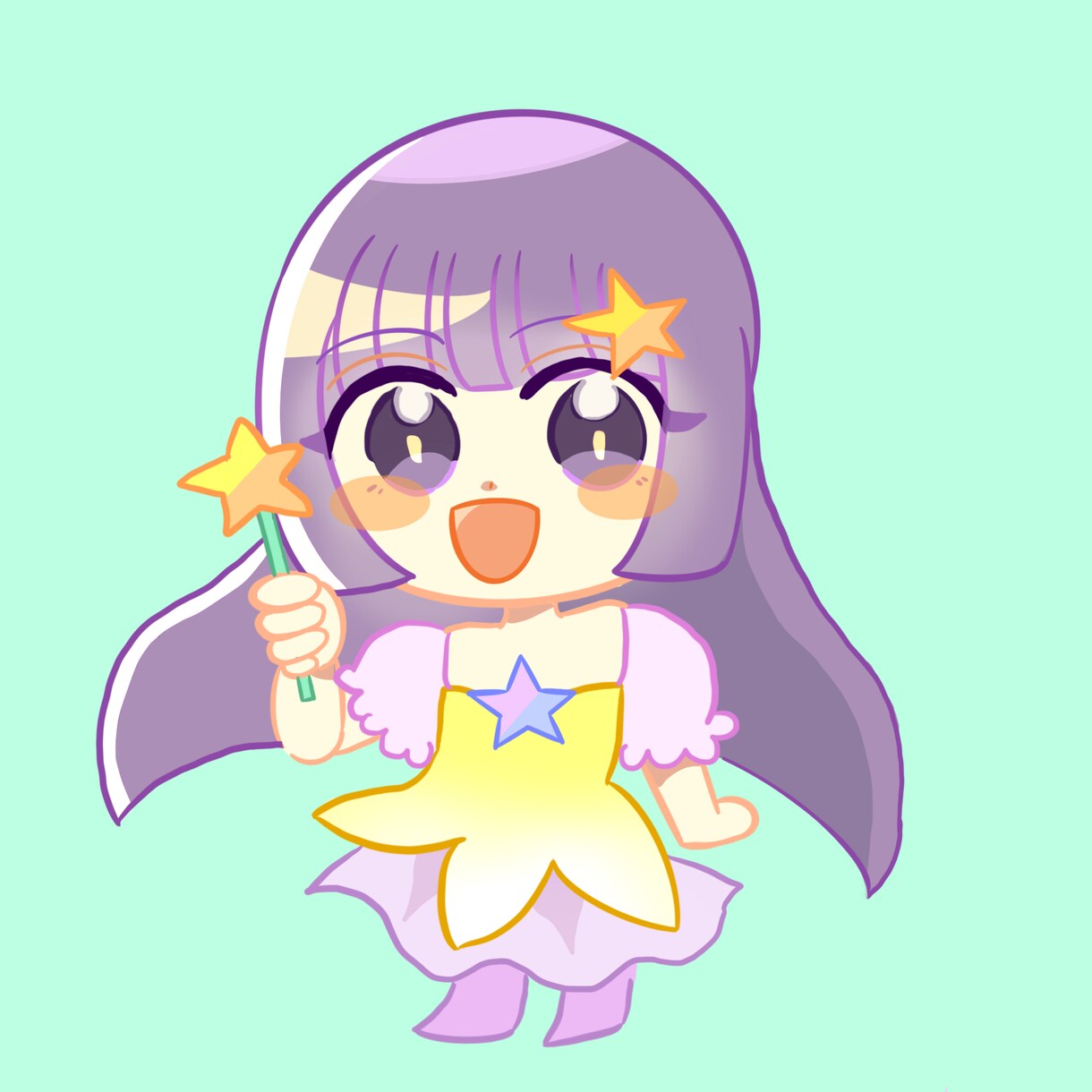 目を引く可愛いSNSアイコン作ります デフォルメイラストで可愛く！似顔絵も描きます！ イメージ10